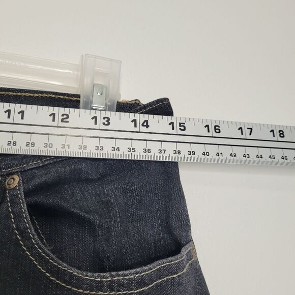 24 Karat black gray split hem western rodeo sequin beaded jeans size 12 - Picture 6 of 8